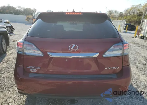 2010 Lexus Rx 350 z USA, uszkodzony, nr VIN 2T2BK1BA0AC041889